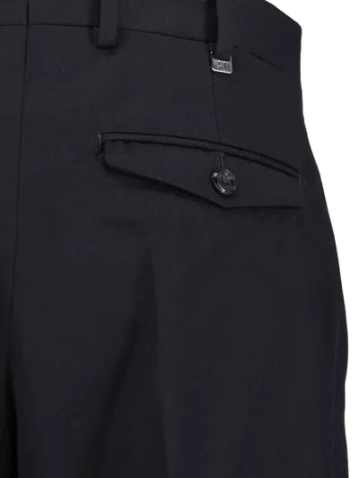 Pt Torino Virgin Wool Pants In Black