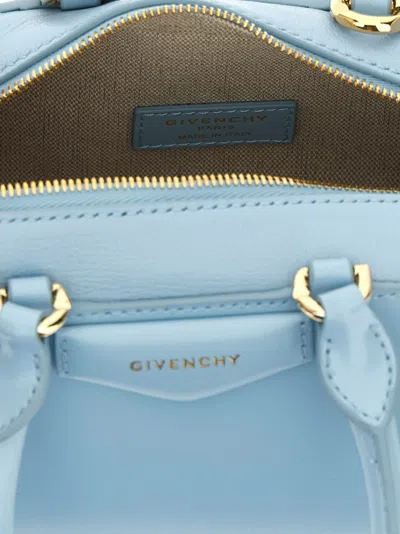 Givenchy Antigona Mini Top-handle Bag In Box Leather In Blue