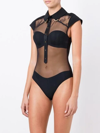Shop Tatu Couture 'veronika' Body - Black