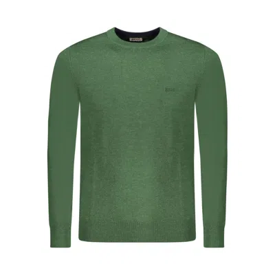 Rifle Green Wool Men Sweater In Green