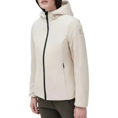 Suns White Polyester Jackets & Coat In Neutral