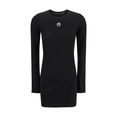 Marine Serre Dress In Black