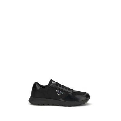 Prada Sneakers Prax 2.0 In Black Fabric And Mesh