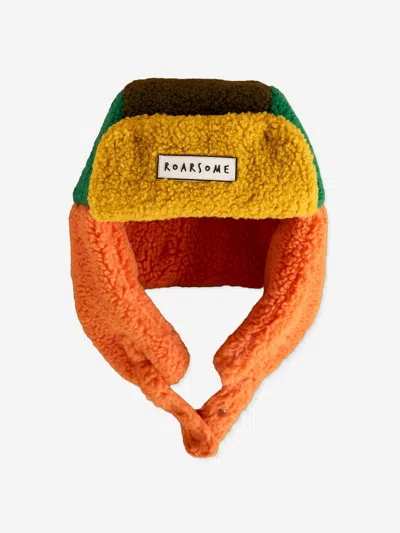 Roarsome Kids Trapper Hat In Brown
