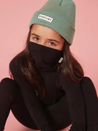 Roarsome Kids Bamboo Neck Snood In Black