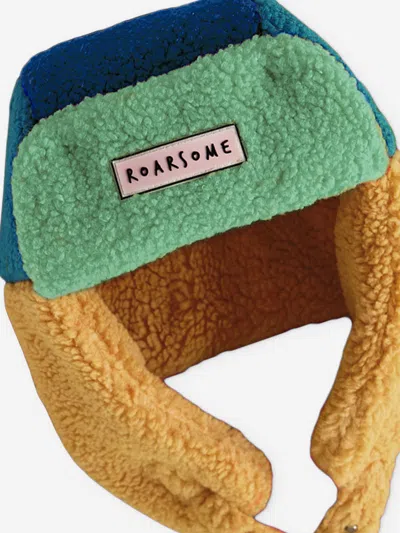 Roarsome Kids Trapper Hat In Green