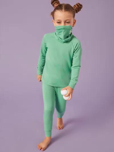 Roarsome Kids Bamboo Neck Snood In Green