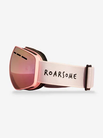 Roarsome Kids Ski Goggles In Pink