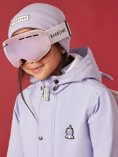 Roarsome Kids Ski Goggles In Pink