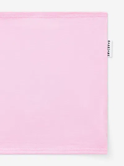 Roarsome Kids Bamboo Neck Snood In Pink