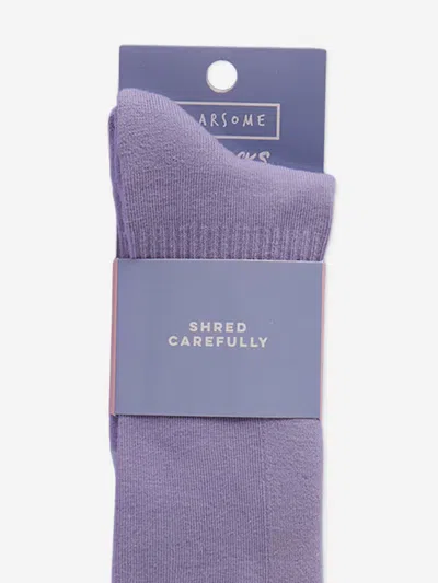 Roarsome Kids Ski Socks In Purple