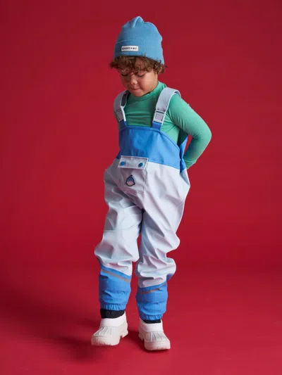 Roarsome Kids Reef The Shark Waterproof Trousers In Blue