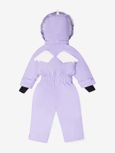 Roarsome Girls Sparkle The Unicorn-ski Suit In Purple