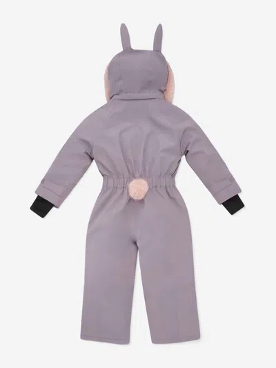 Roarsome Girls Hop The Bunny Ski Suit In Purple
