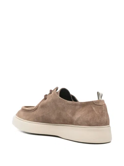 Officine Creative Frame Loafers In Brown