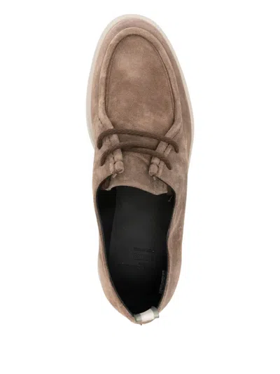 Officine Creative Frame Loafers In Brown