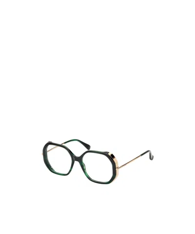 Max Mara Full-frame Plain Glasses In Black