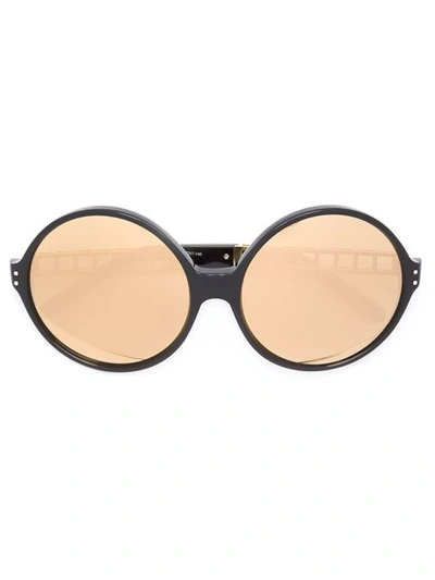 Linda Farrow Oversized Sunglasses In Black