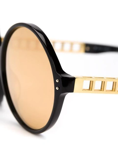 Shop Linda Farrow Oversized Sunglasses In Black