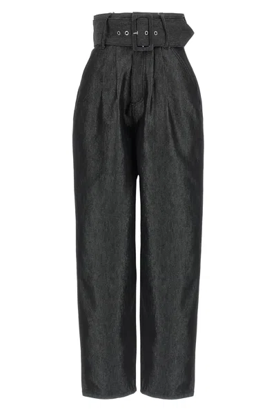 Rotate Birger Christensen High Waist Jeans In Black