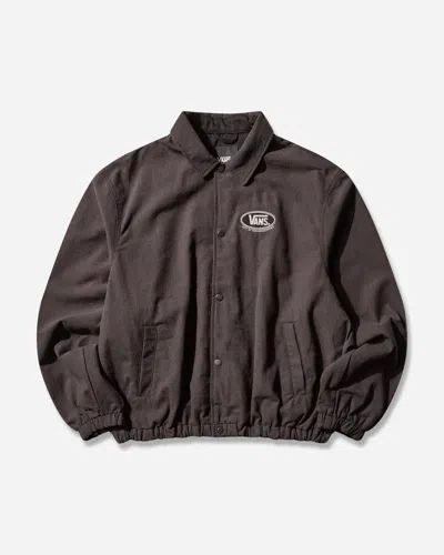 Vans Act Of Disagreement A-abrasion Coach Jacket Anthracite In Black
