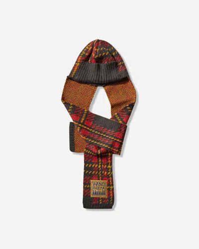 Kapital 5g Wool Tartan Check Gale Cap In Brown