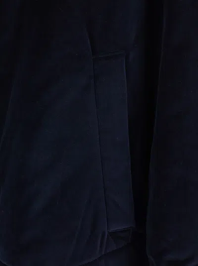 Merci Classic-collar Jacket In Blue