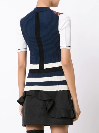 colour block top