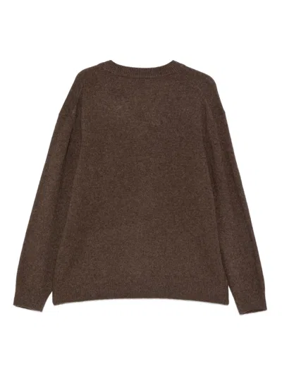 Apc V-neck Sweater In Brown