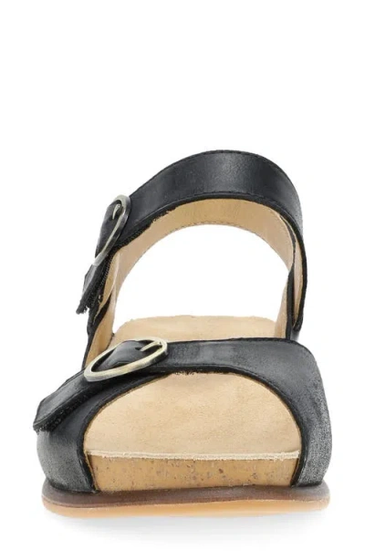 Dansko Candace Ankle Strap Wedge Sandal In Multi