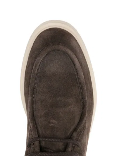 Officine Creative Frame 002 Suede Ankle Boots In Brown