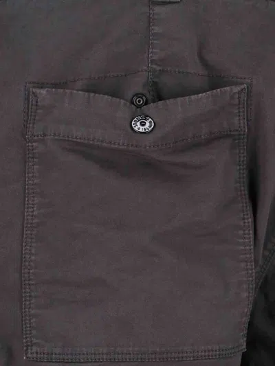 Stone Island Cotton Trousers Clothing In Black