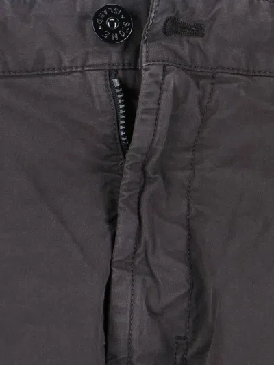 Stone Island Cotton Trousers Clothing In Black