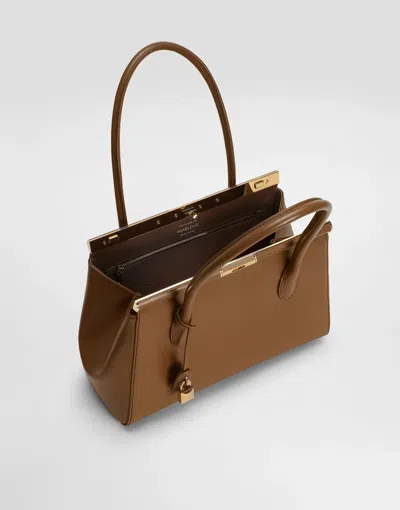 Dolce & Gabbana Marlene Everyday Tote Bag In Brown