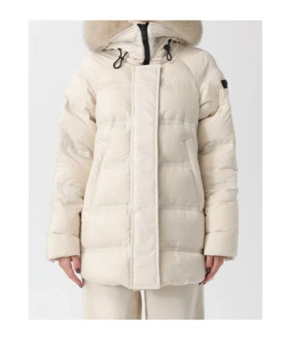 Peuterey Coats Light And Natural In White