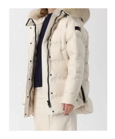 Peuterey Coats Light And Natural In White