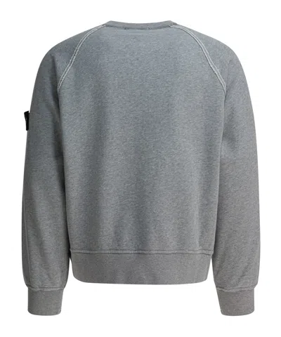 Stone Island Raglan-sleeves Sweatshirt In Gray