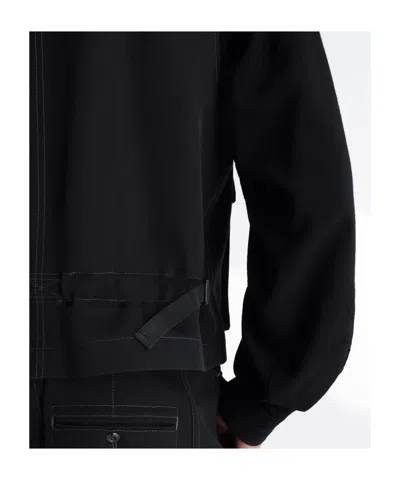 Lemaire Black Wool Vest In Black