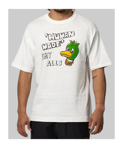 Human Made Graphic Print Crew Neck Short Sleeve T-shirt In White