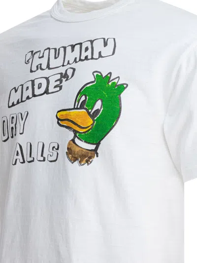 Human Made Graphic Print Crew Neck Short Sleeve T-shirt In White