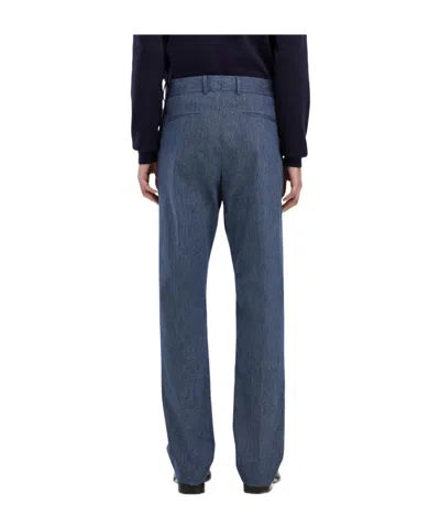 Ferragamo Asymmetric Tailored Trouser In Blue