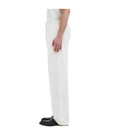 Ferragamo Elasticated Tailore Trousers In Neutral