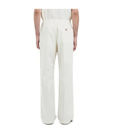 Ferragamo Elasticated Tailore Trousers In Neutral