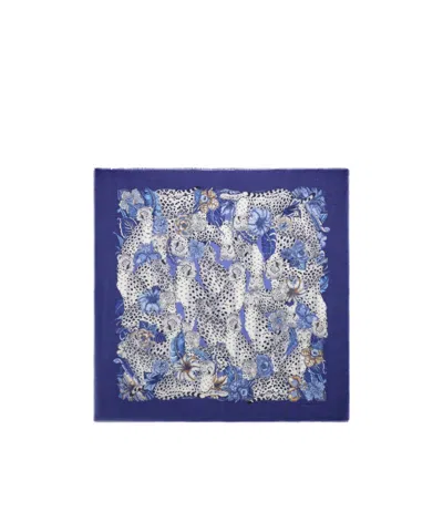 Ferragamo Cashmere Shawl In Blue