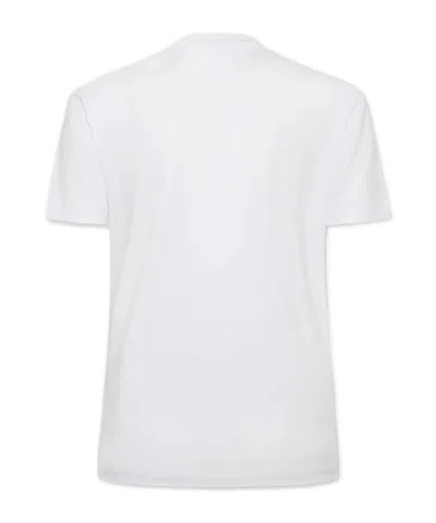 Dsquared2 Just Right Fit Rhinestone T-shirt In White
