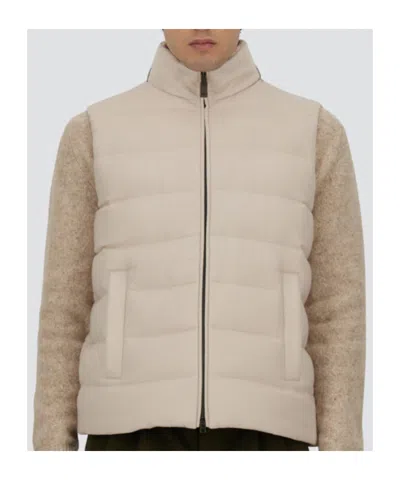 Herno Gesteppte Weste Mit Reissverschluss In White