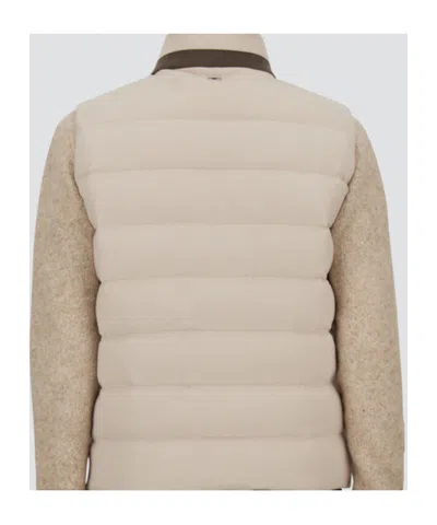 Herno Gesteppte Weste Mit Reissverschluss In White