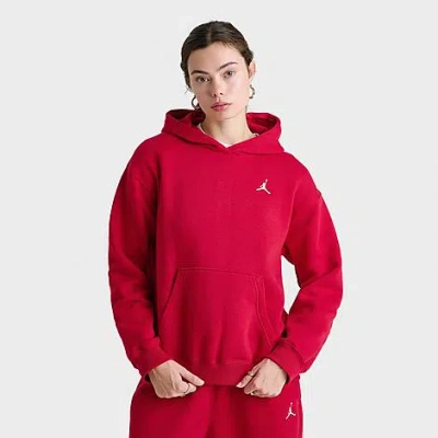 Jordan Women's Brooklyn Fleece Hoodie Size: Xl In Red