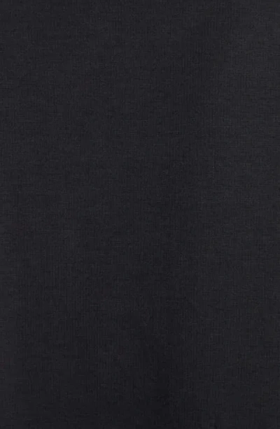 Moncler Mixed Media Dress In Black