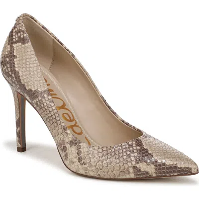 Sam Edelman Hazel Pointed Toe Pump In Brown